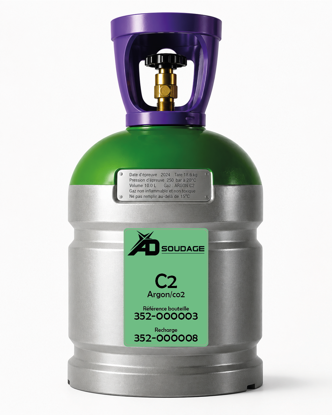 Bouteille Argon C2