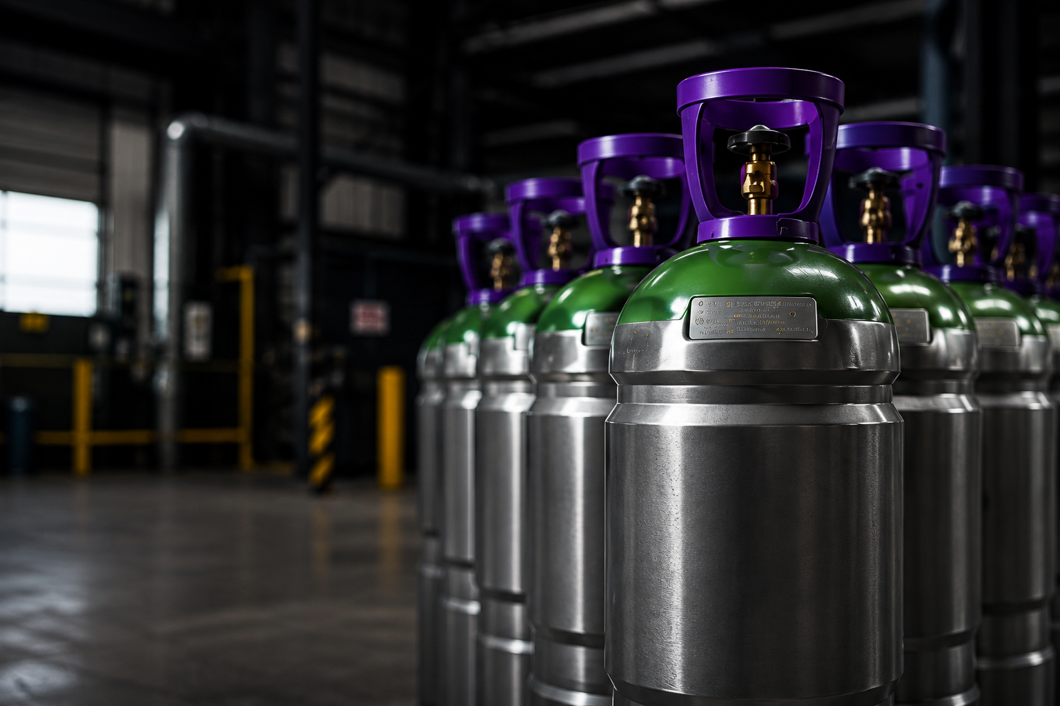 Bouteilles de gaz industriels pour le soudage